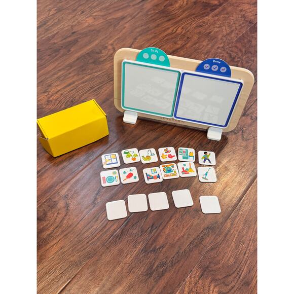 Lovevery Daily Helper Magnetic Chore Wooden Board Chart From Connector kit - Picture 1 of 6